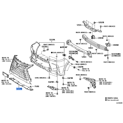 Front Lower Valance Cover - Lexus LX570 2016-2021