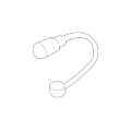 BMW 34356789505 Brake Pad Wear Sensor, Rear