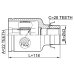 inner cv joint right 22x43x28