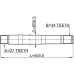 axle half shaft left 27x505x34