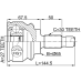 outer cv joint 27x65x30
