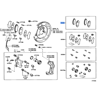60030 Brake Pad Rr