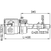 inner cv joint right 32x33x25