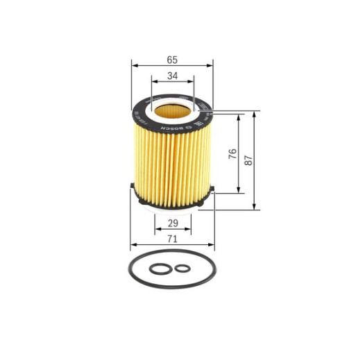 BOSCH Mercedes Oil Filter F026407166