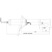 shock absorber front left gas.twin tube