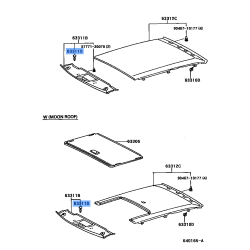 Clip,Roof Mould
