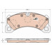 Brake Pad Set Front-Cayenne