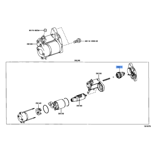 Clutch Sub-Assembly, Starter - Toyota 28011-66020