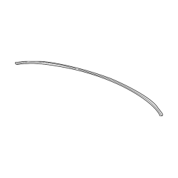 BMW OEM E39 525i Back Glass Reveal Molding - Lower