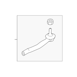 A-Premium Front Outer Steering Tie Rod End - Nissan Rogue Qashqai