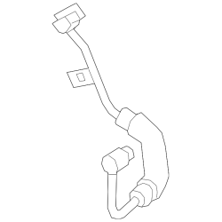BMW Turbocharger Coolant Feed Line 11-53-8-854-736