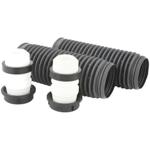 Boot with jounce bumper front shock absorber kit