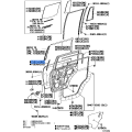 Toyota Land Cruiser Black Out Tape Right 75935-60010 OEM