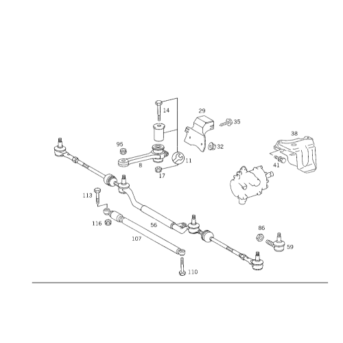 Steering Rod For Mercedes-Benz