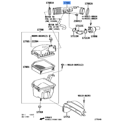 HOSE AIR CLEANER