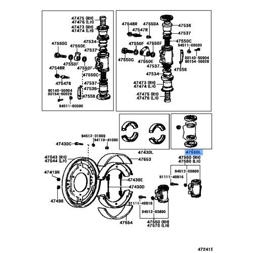 Kit Wheel Cylinder