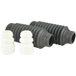 Boot with jounce bumper front shock absorber kit