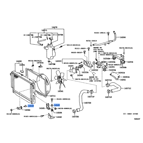 Radiator Support Collar NO.2 - Toyota Land Cruiser 1998-2007