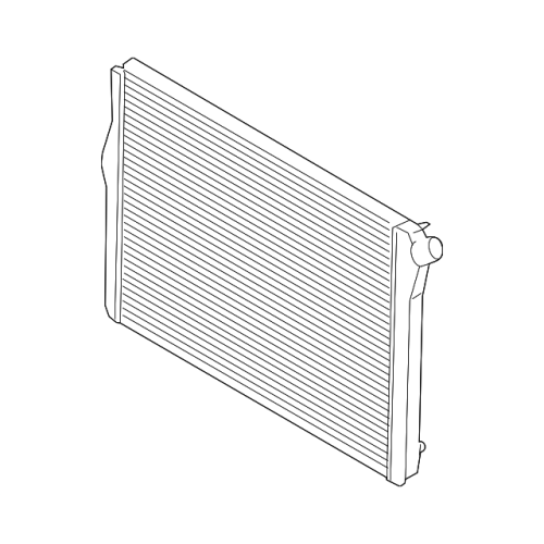 All Aluminium Radiator without Oil Cooler for BMW F10 528i 2011 3.0L
