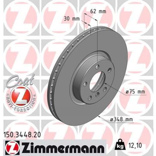 Brake Disc Frt Bmw X6