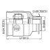 inner cv joint right 24x44x28