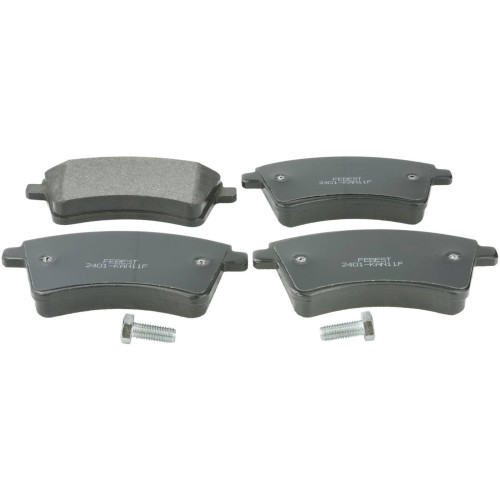 pad kit, disc brake, front - kit (including bolts, with anti squeal shim)