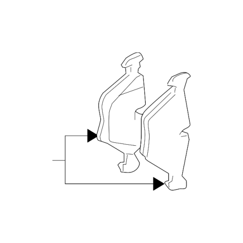 BMW Front Brake Pad Set Bosch QuietCast for E60 E63 E64 E65 E66 E90