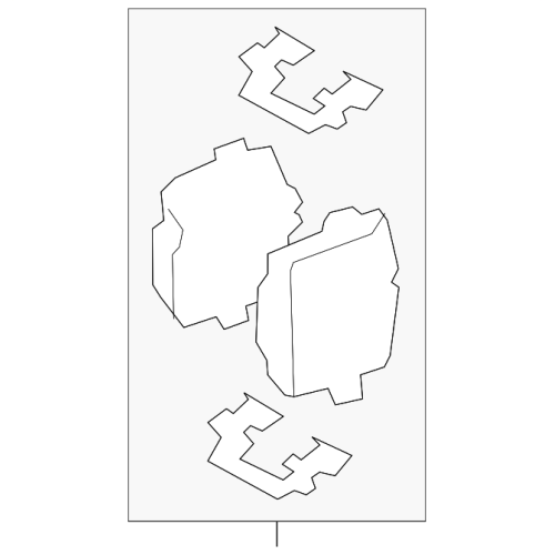 Repair Kit, Brake Pads Asbes
