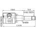 inner cv joint left 30x35x22