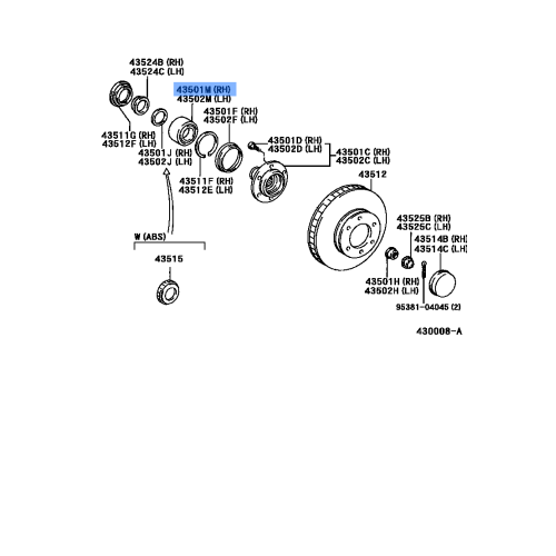 Frt Wheel Bearing