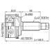 outer cv joint 22x60x27