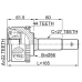 CV Joint - Febest 0210-P11A44