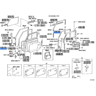 Fr Door Rubber Lh