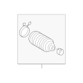 Genuine Nissan Tie Rod Boot D8204-VG025