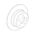 Genuine BMW Rear Brake Disc E31 E38 328mm