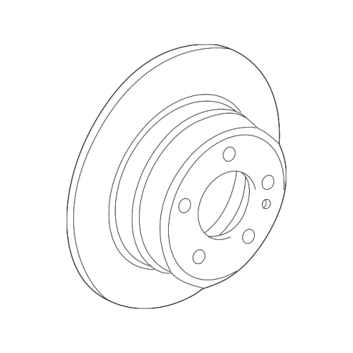 Genuine BMW Rear Brake Disc E31 E38 328mm
