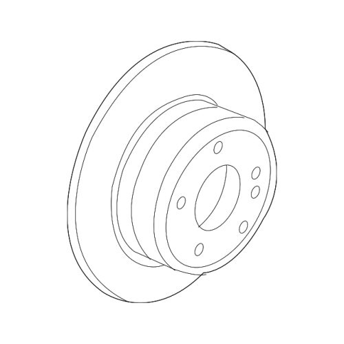 Brake Disc Rear Left X5 X6