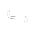 Power Steering Suction Hose - BMW E46 E39 E53 X5 Z3 - Reservoir to Pump