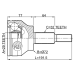 outer cv joint 29x72x32
