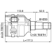 inner cv joint left 24x35x20