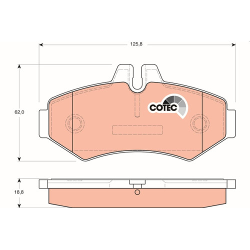 Brakepad/W461/W463