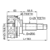 outer cv joint 25x56x26