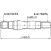 axle half shaft right 27x430x28