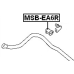 rear stabilizer bar bush d20