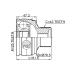 outer cv joint 25x76.5x42