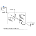 TOYOTA 45046-19425 Genuine Left Tie Rod End Sub-Assembly