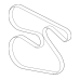 GM Genuine V-Ribbed Serpentine Belt 12649097
