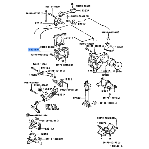 Bracket Engine Mounti