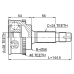 outer cv joint 28x56x24