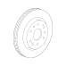 GENERAL MOTORS 23144340 Front Disc Brake Rotor